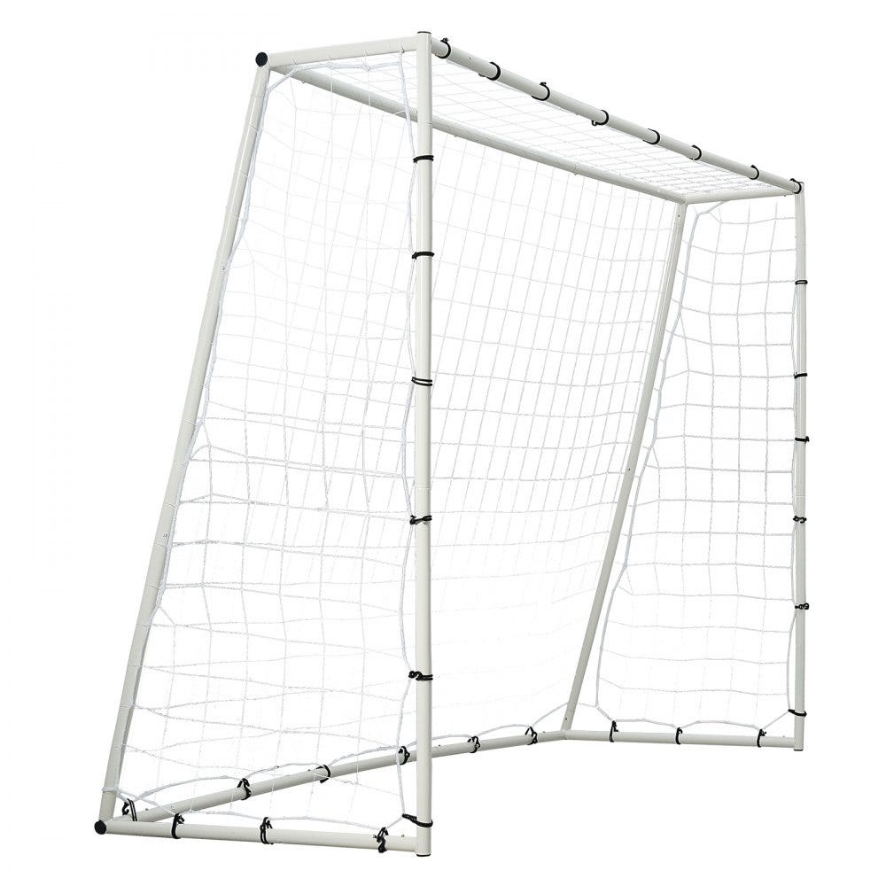 Fillet Structures Mur de football, mur de rebond à filet double et structure robuste, 2,4 ...