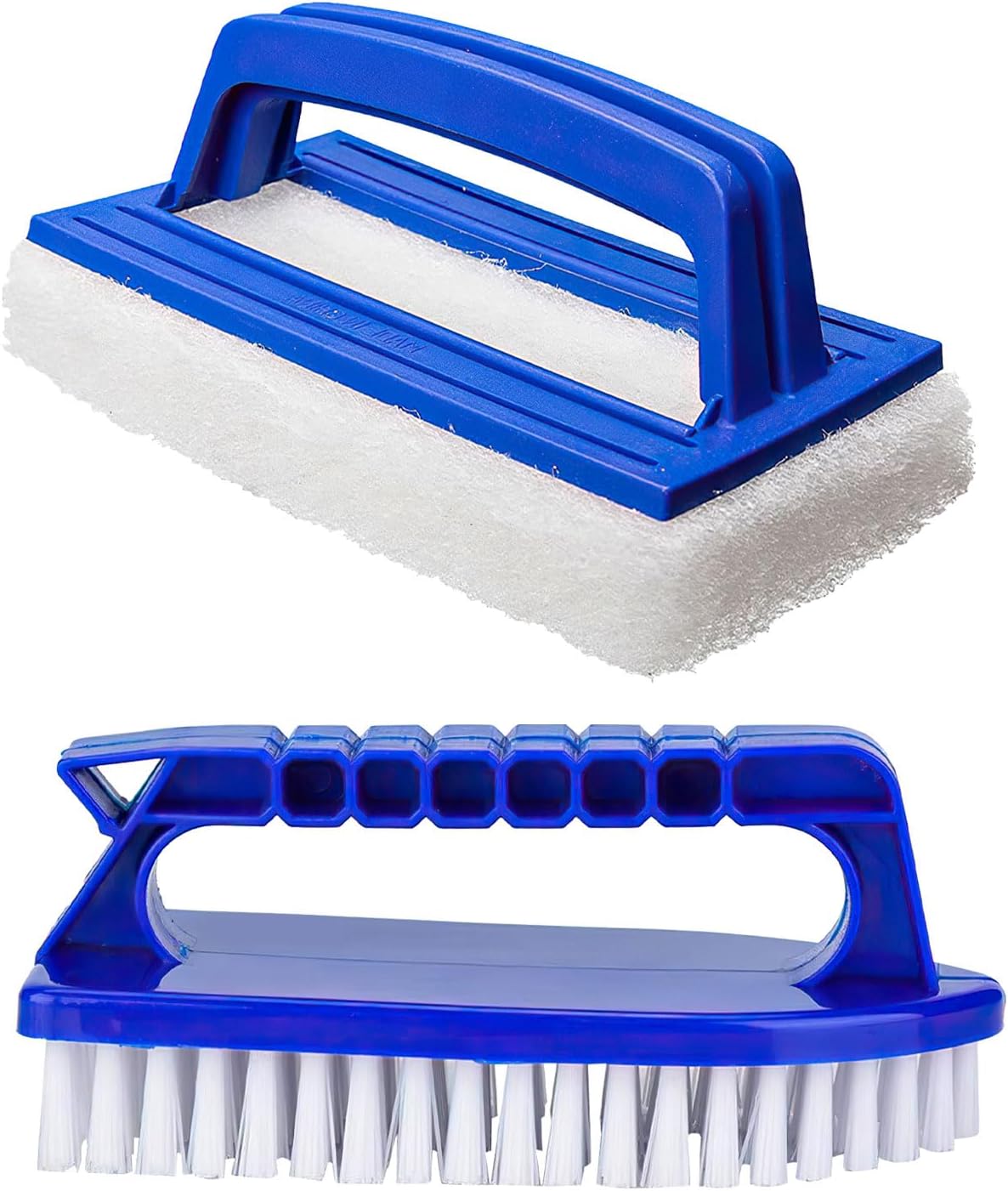 Zestaw gąbek do basenu 2-częściowy - Szczotka do basenu - Ścieraczka do brudu - Szczotka do czyszczenia basenu - Ścieraczka do brudu - Gąbka do basenu