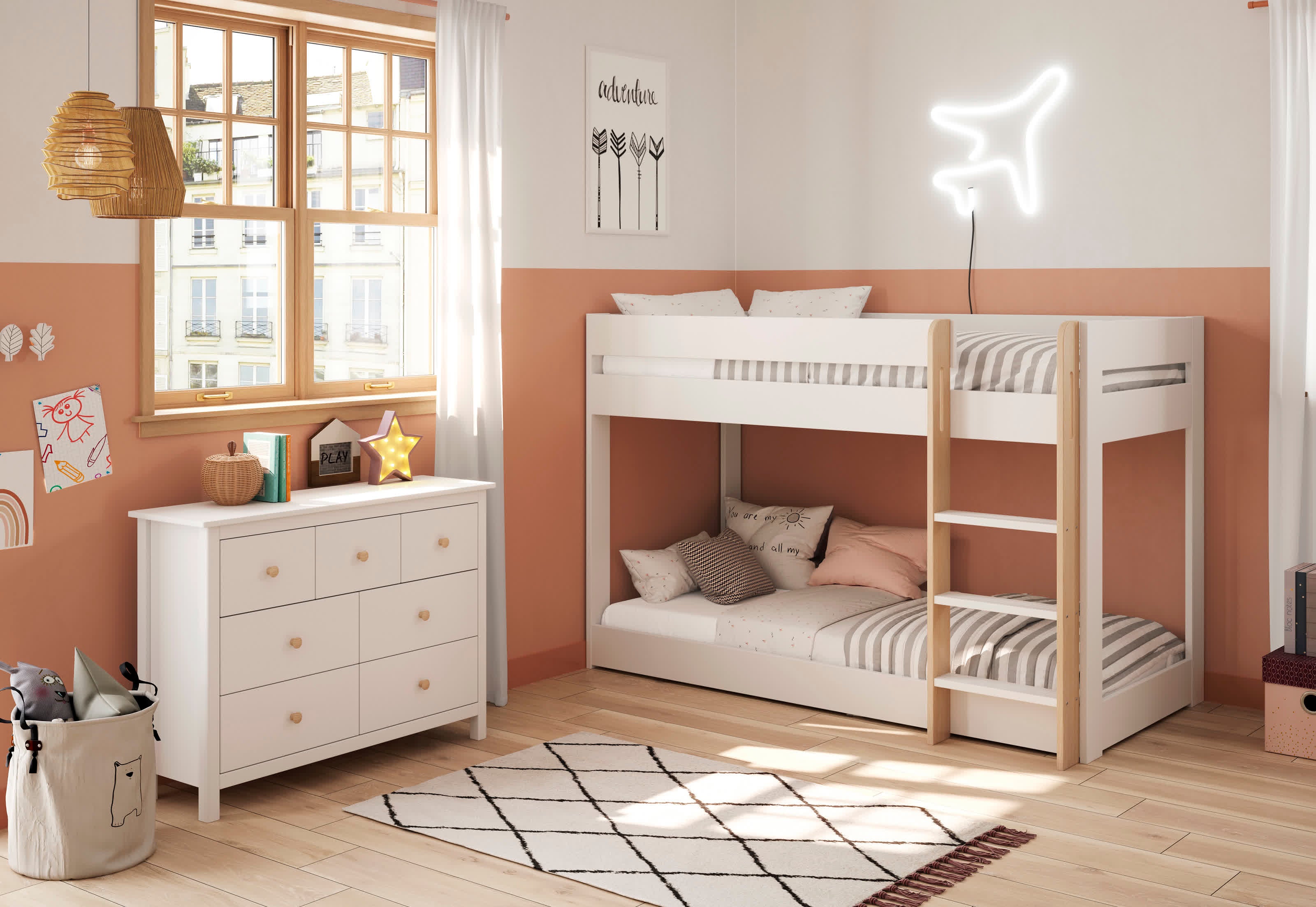 Letto a castello 197x131,5 cm - 5