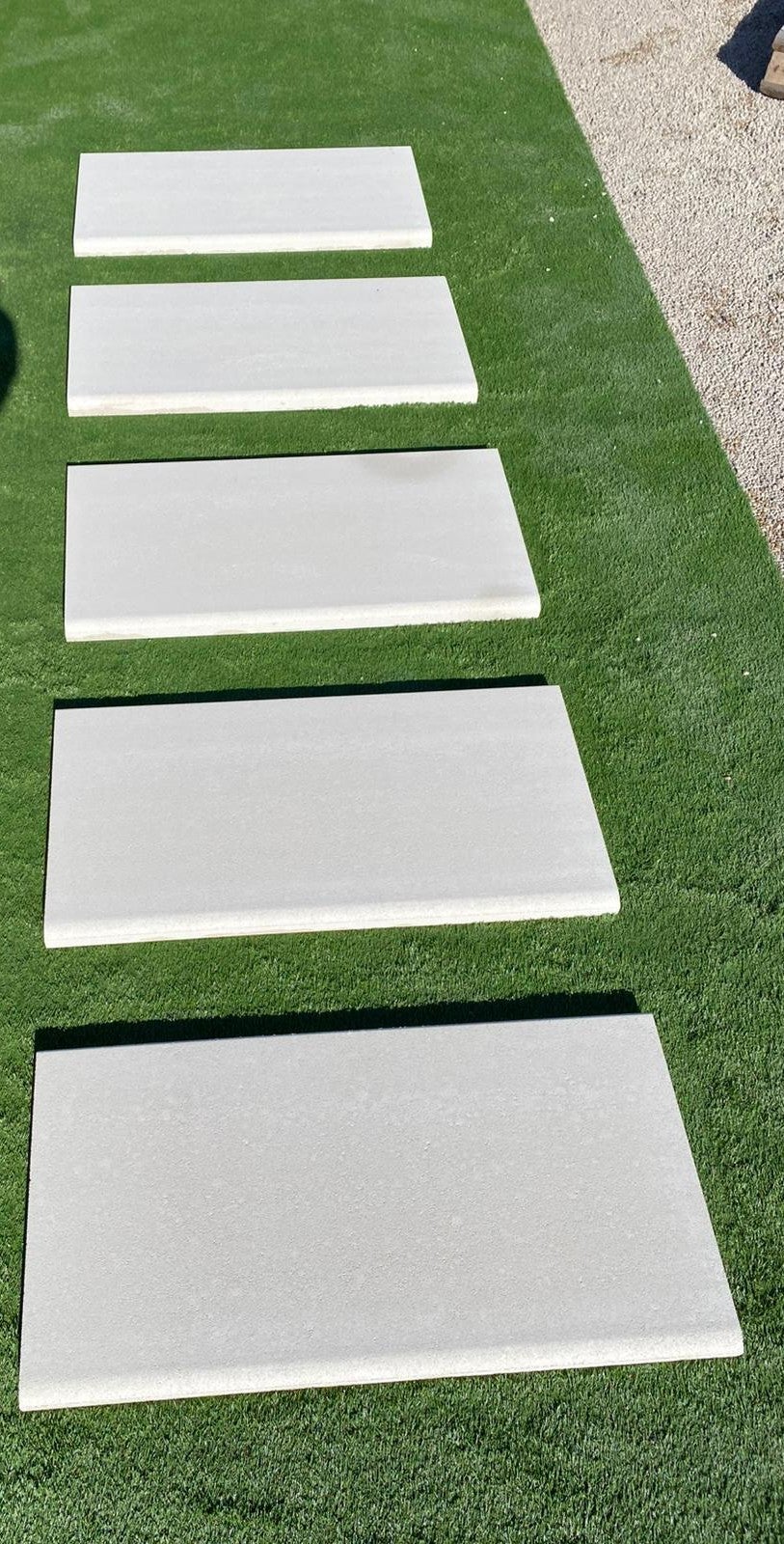 PASO JARDIN HORMIGÓN 50x100x4 BLANCO - 3