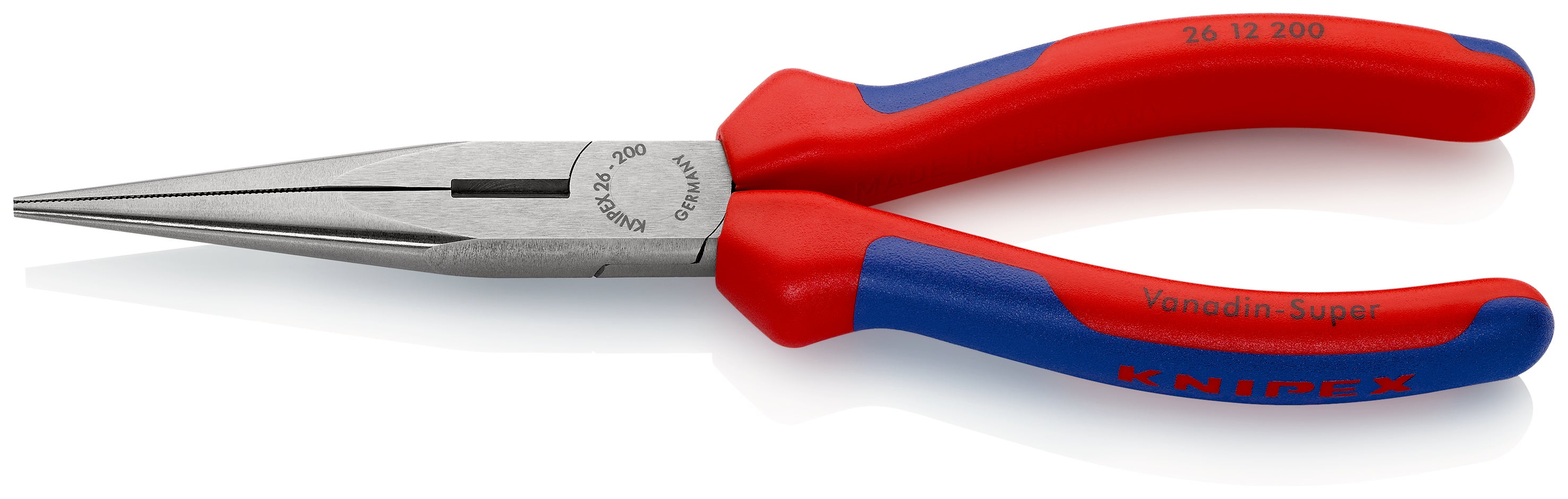 Szczypce półokrągłe Knipex 26 12 200 stal wanadowa i uchwyt dwukomponentowy