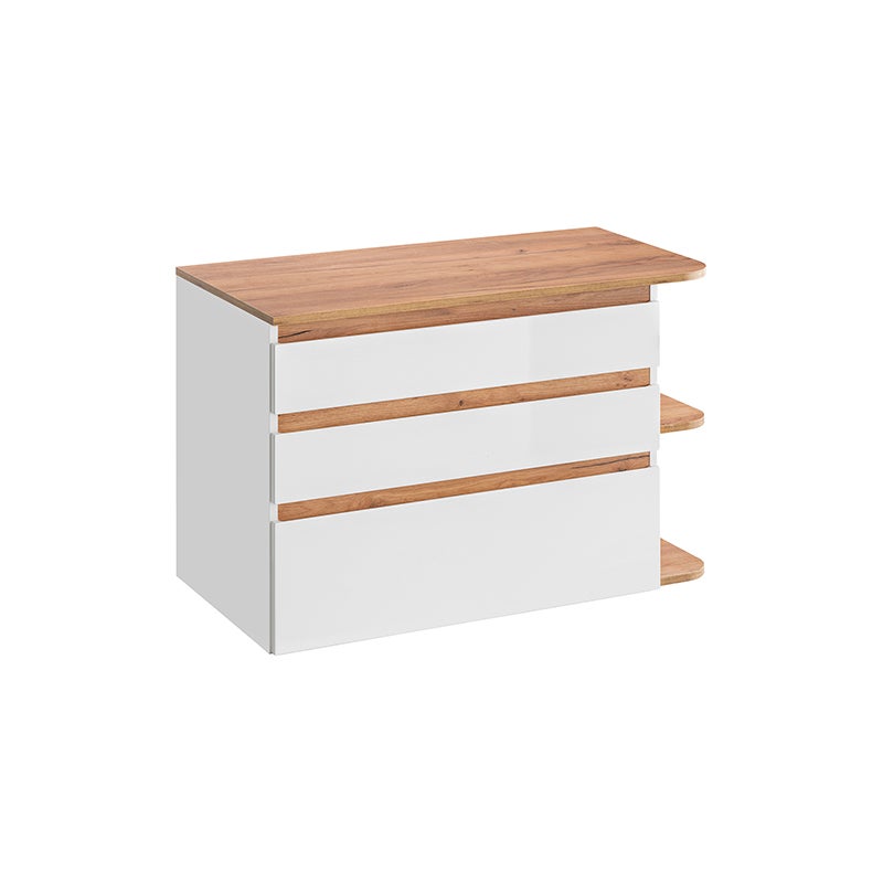 Szafka pod umywalkę PLATINUM 820 94 cm biała