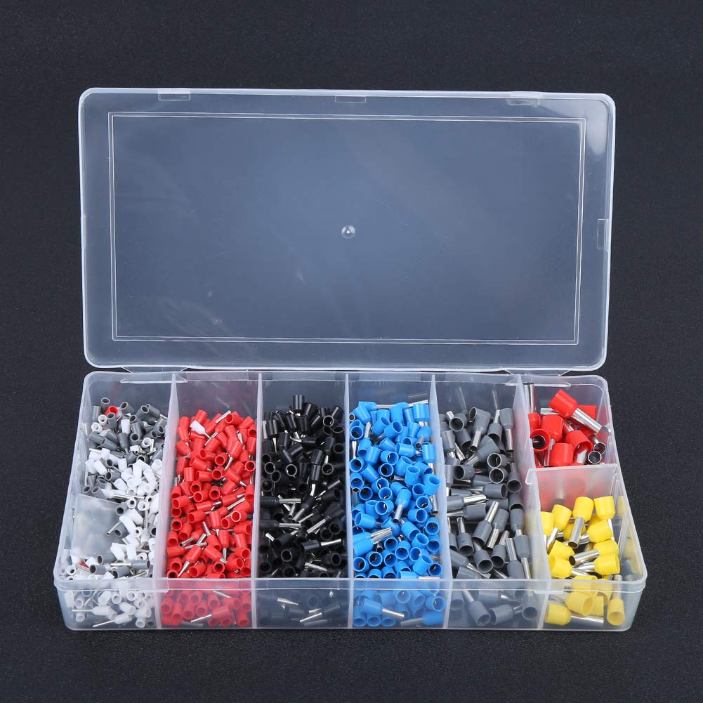 790PCs Terminale isolato Cablaggio Connettore Crimp Ghiera Pala Industriale UType Nylon PVC - 3