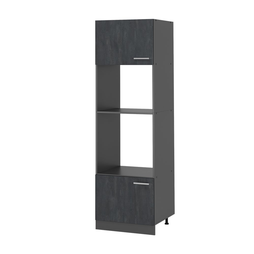 Vicco Szafka do mikrofalówki R-Line, Czarny beton, 60 cm