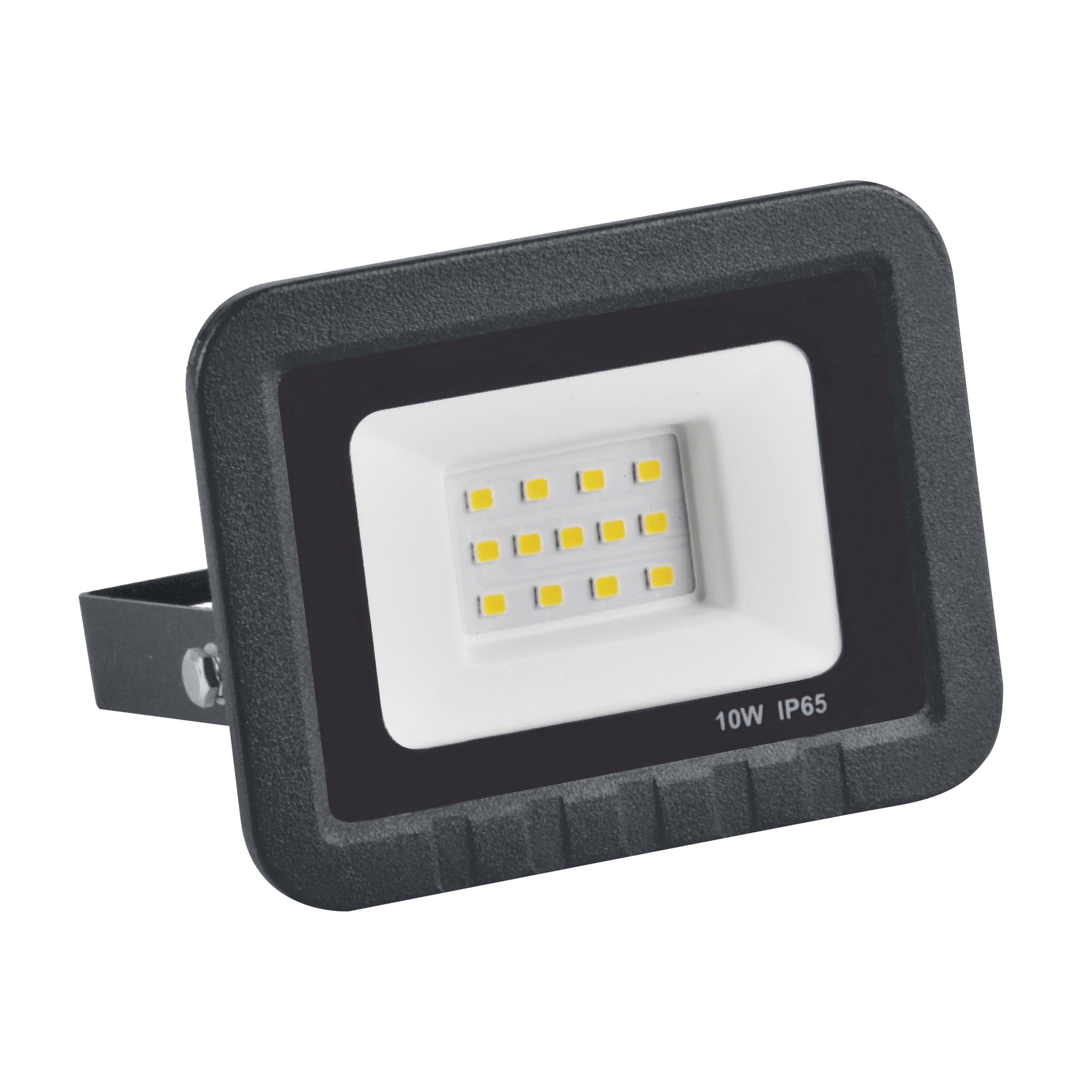 Naświetlacz LED czarny LED 10W 4000K 900lm IP65 wym: 9,6 x 10,5 x 3,1 cm aluminium Polux