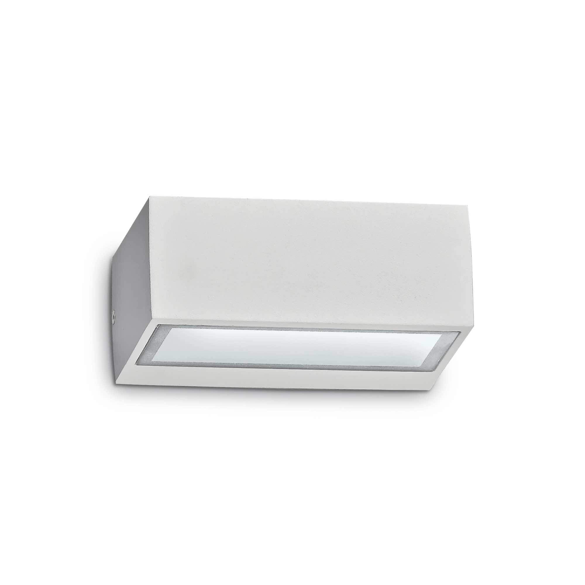 Ideal Lux  Applique Murale Blanche Twin 1 Ampoule , Leroy Merlin