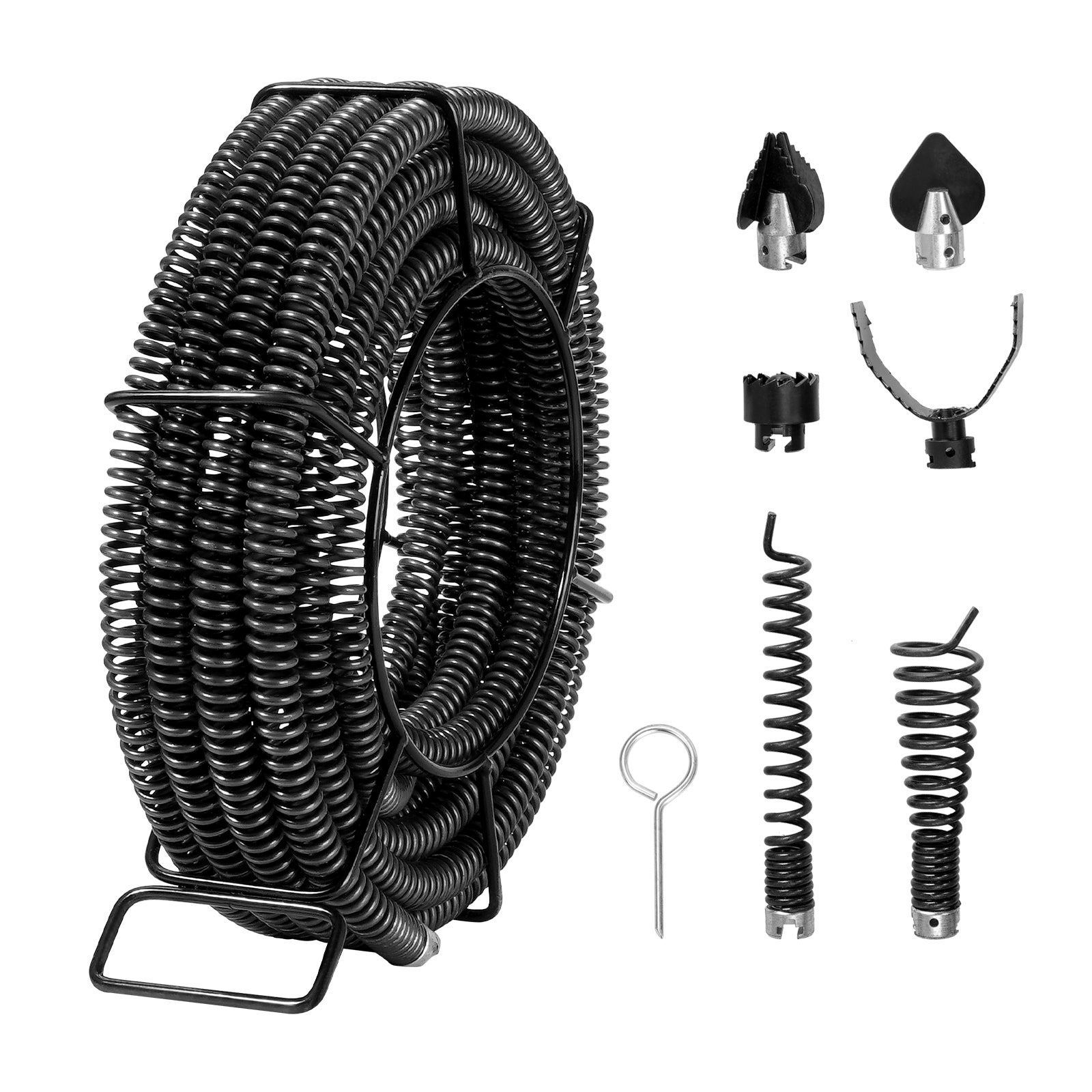 Câble De Déboucheur Manuel 75 Pieds (23m) Diamètre 1/2 Pouce - Pour Canalisations