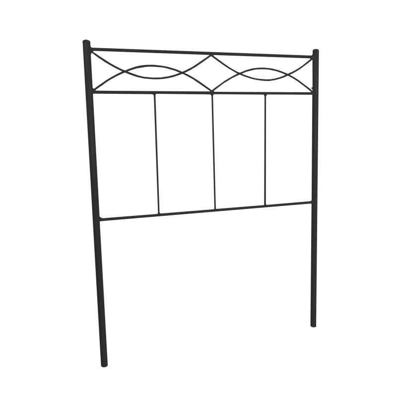 Cabecero Cama de Forja Nova | Resistente | Individual o Matrimonio. (Negro - 150 cm) - 2