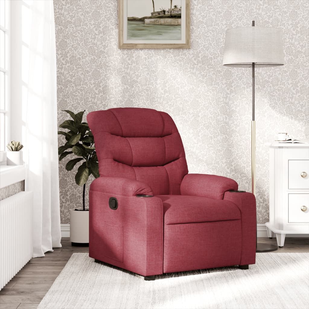 Poltrona Relax MA MAISON Imbottita 4 Posizioni - 147x65x16 Cm, Struttura Legno Di Faggio, Tessuto, Per Interni Ed Esterni