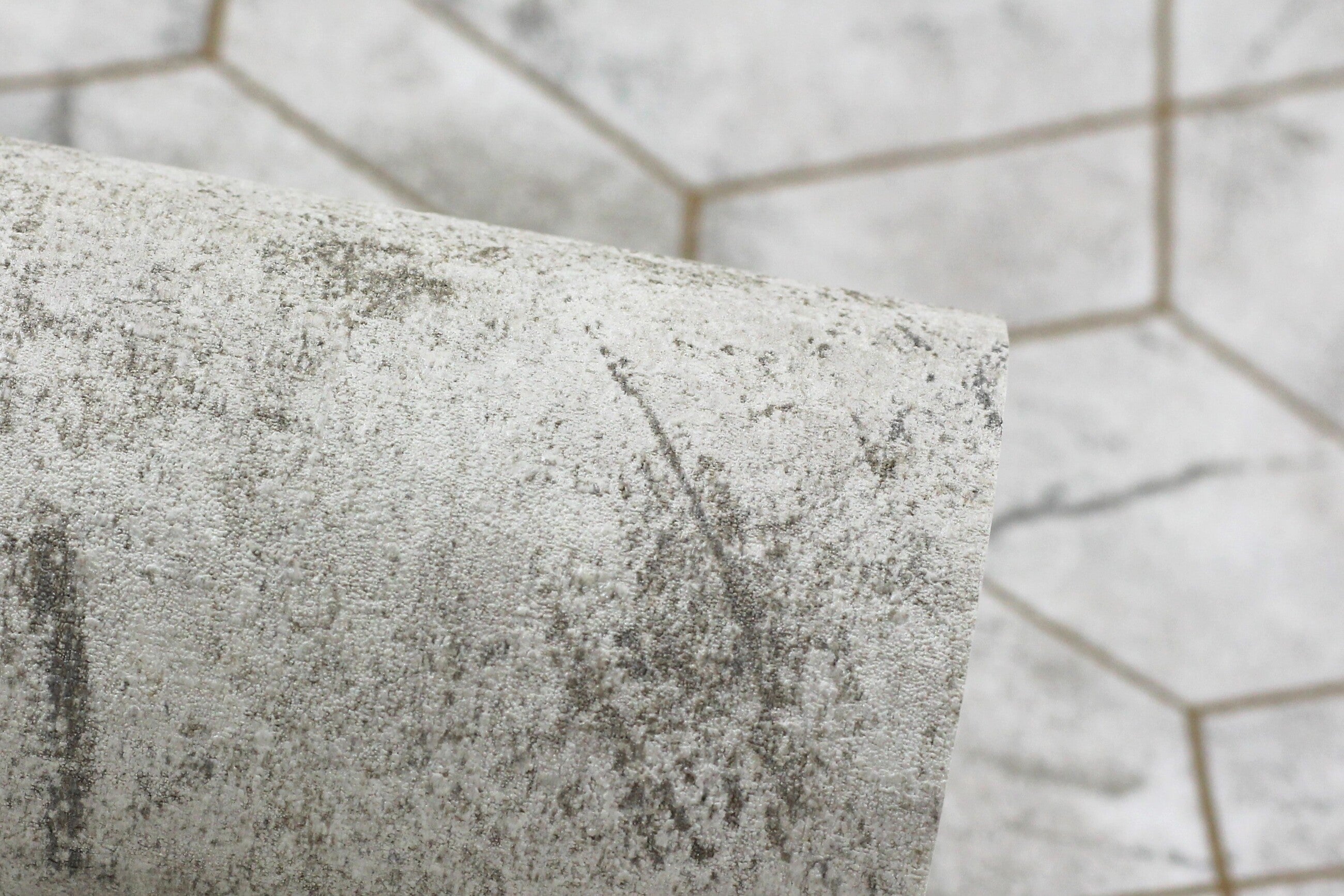 Carta da parati Rasch 649703 - Carta da parati in tessuto non tessuto con effetto cemento in beige-grigio chiaro - 3