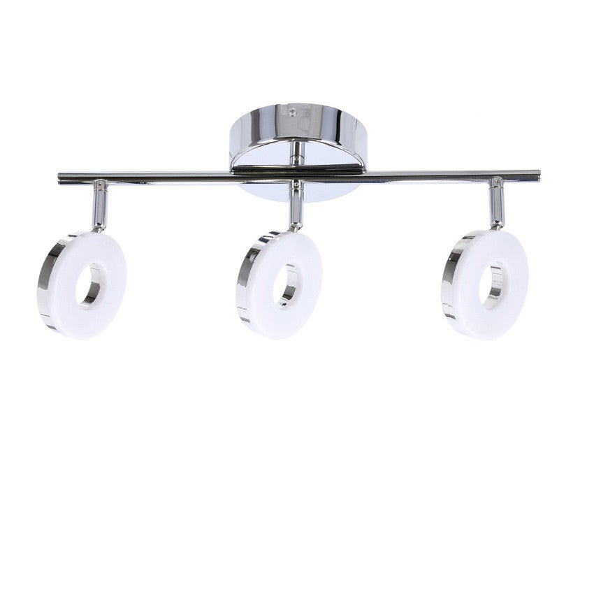 Lampa sufitowa wisząca Thema biała chromowana LED 5W 3000K 975lm wym: 47 x 16 cm akryl Candellux