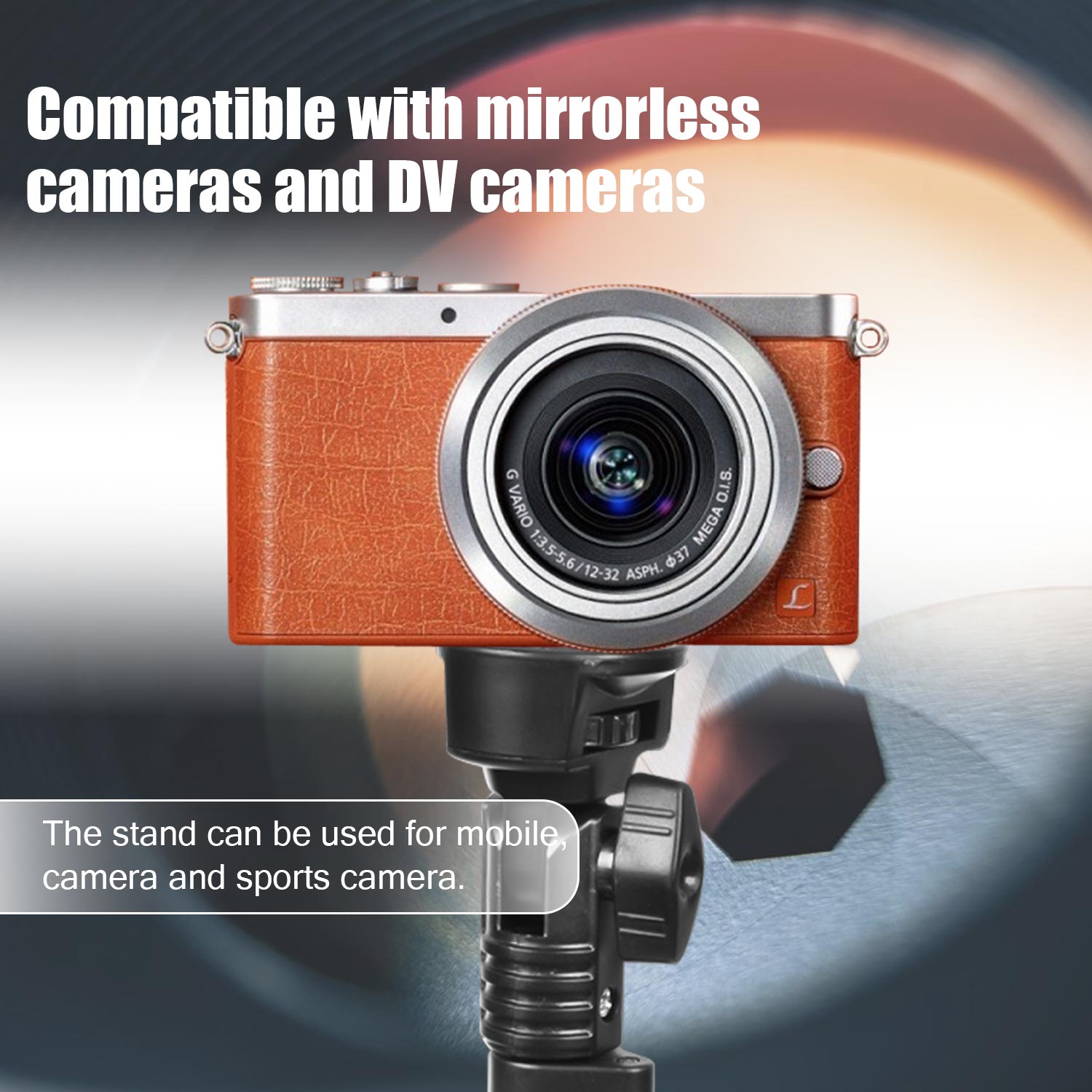 Trépied Pivo Léger Extensible 160cm - Idéal Pour Smartphones, DSLR, Caméras D'Action Et Pivo Avec Fixation Universelle