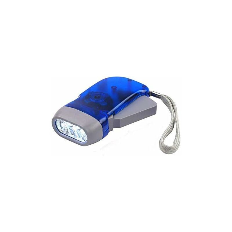 3 LED-uri dinam lanternă mână lumină presiune manivelă camping lampă portabilă drumeții durabilă și utilă