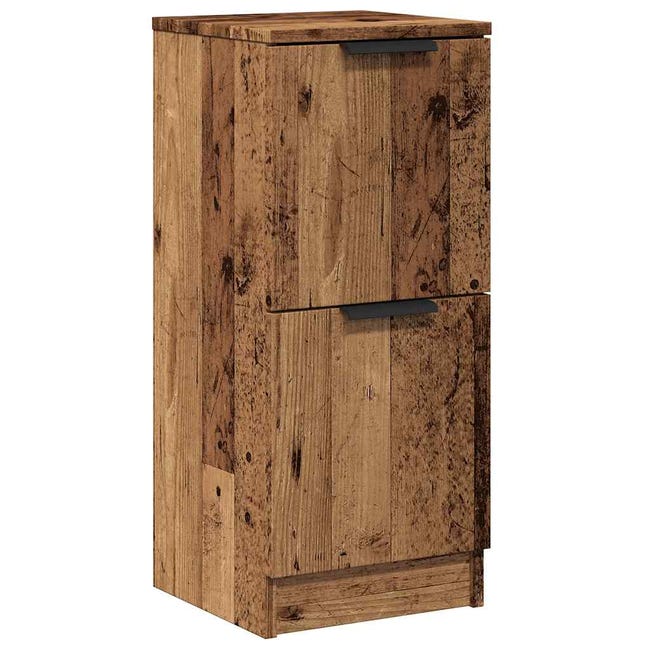 Credenza Legno Antico 102x35x70 cm in Legno Multistrato Unico / Marrón Credenza Legno Antico 102x35x70 cm in Legno Multistrato Unico / Marrón