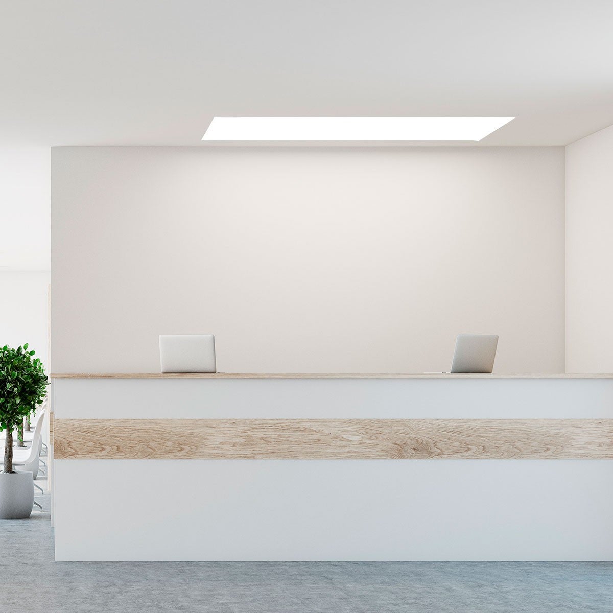 Panel LED slim 120X30 cm - &nbsp;Driver Philips - 44W - UGR19 - IP40 - Blanco Frío Blanco frío 6000K - 4