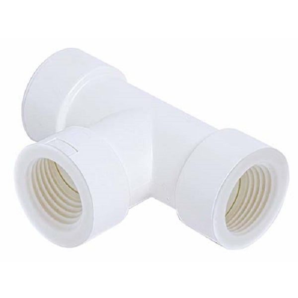 Sistema rígido de drenaje de condensados ​​con codo en T de 20 mm de 3 vías para climatización de calderas