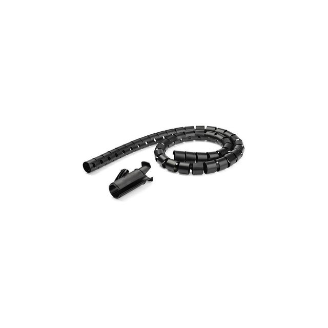 Gaine Spirale Noire 20 M – Pour Regrouper Et Protéger Les Câbles De 4 à 50 Mm De Diamètre