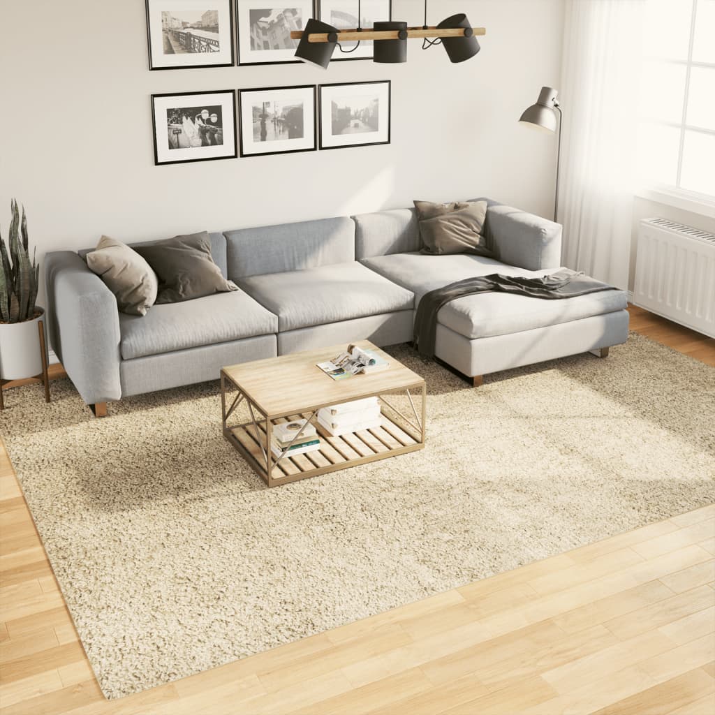 Maison exclusive - alfombra peluda de pelo largo moderna pamplona dorado 240x340cm