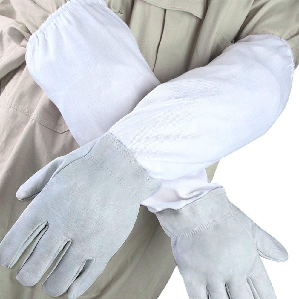 1paire Gants d'Apiculture, Gants d'Apiculture avec Manches Longues, Gants de Protection avec Manches - 2