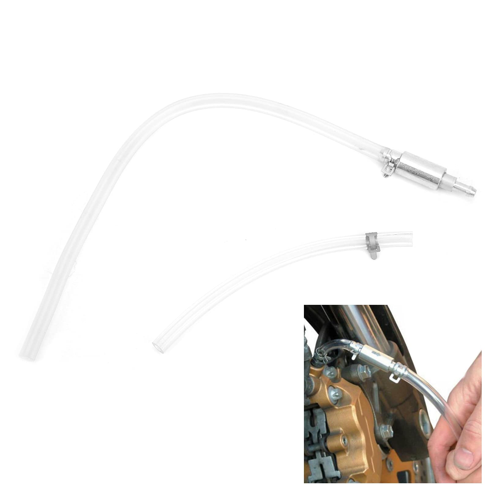 Kit Spurgo Freni Per Moto TGKYK - Siringa 100ml Con Tubo 50cm Per Freno Idraulico