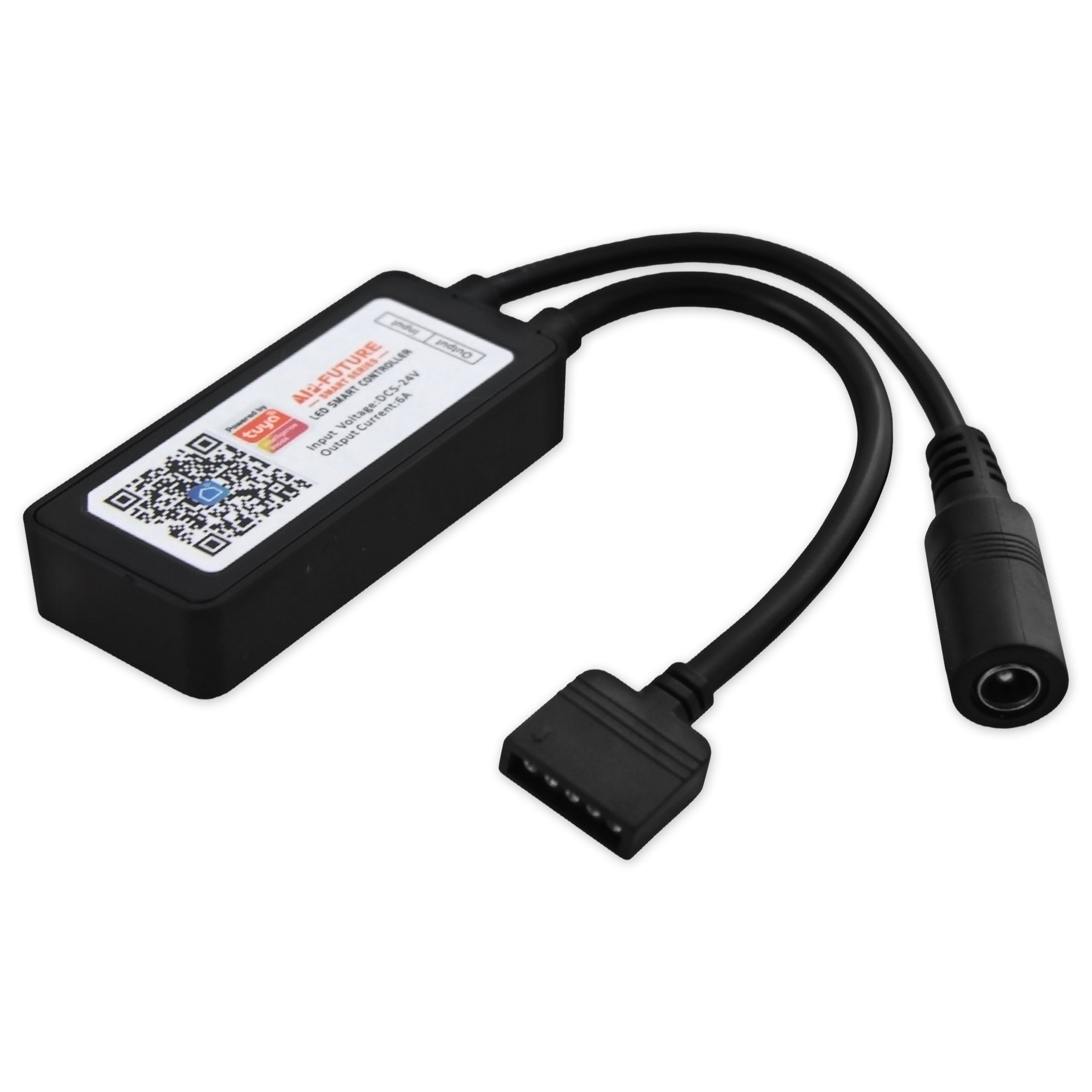 Sterownik LED RGBW Smart Tuya mini 6A 5-24V WiFi 5 pin IP20 czarny MasterLED