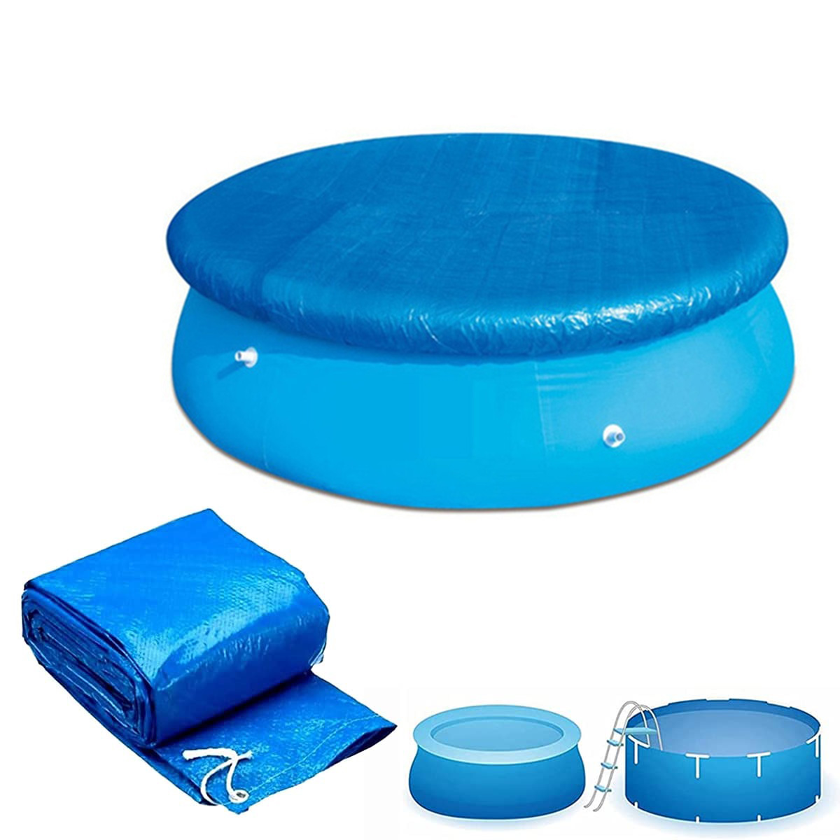 Couverture de piscine ronde, couverture de piscine hors sol, couverture ...