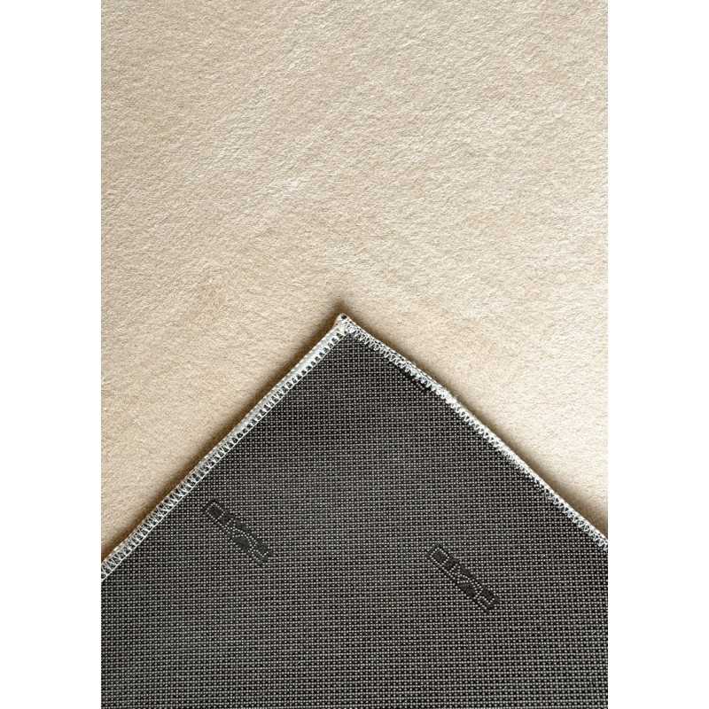 Tapis uni lavable en machine AVIGNON Beige - 200x290 cm - 3