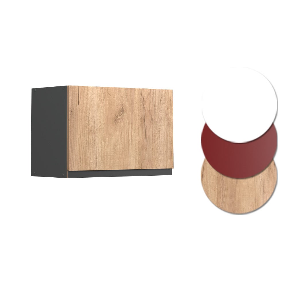 Vicco Elément haut de cuisine R-Line, Chêne de force doré, 60cm J-Shape, plat - 6