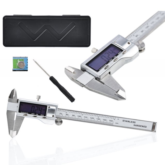 Suwmiarka Elektroniczna 150 mm – Wysoka Dokładność 0.01 mm | Duży Wyświetlacz LCD | Wykonana ze Stali Nierdzewnej