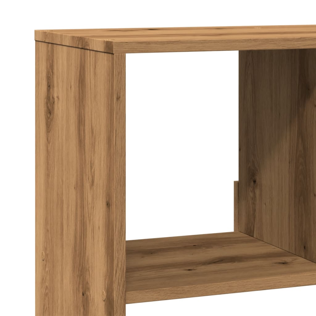Bibliothèque pour Séjour en Bois Marron H. 33 x l. 100 x P. 33 cm - 7