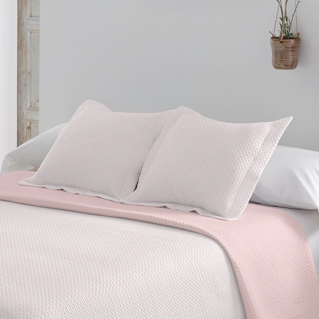 Colcha Lisa Reversible Maquillaje cama 90 cm - 180x270 cm - 4