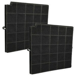 2 Filtres à Charbon Actif Vhbw - Compatibles Hottes Klarstein Zarah, Zelda, Balzac, Etc. - Diamètre 13,3 Cm
