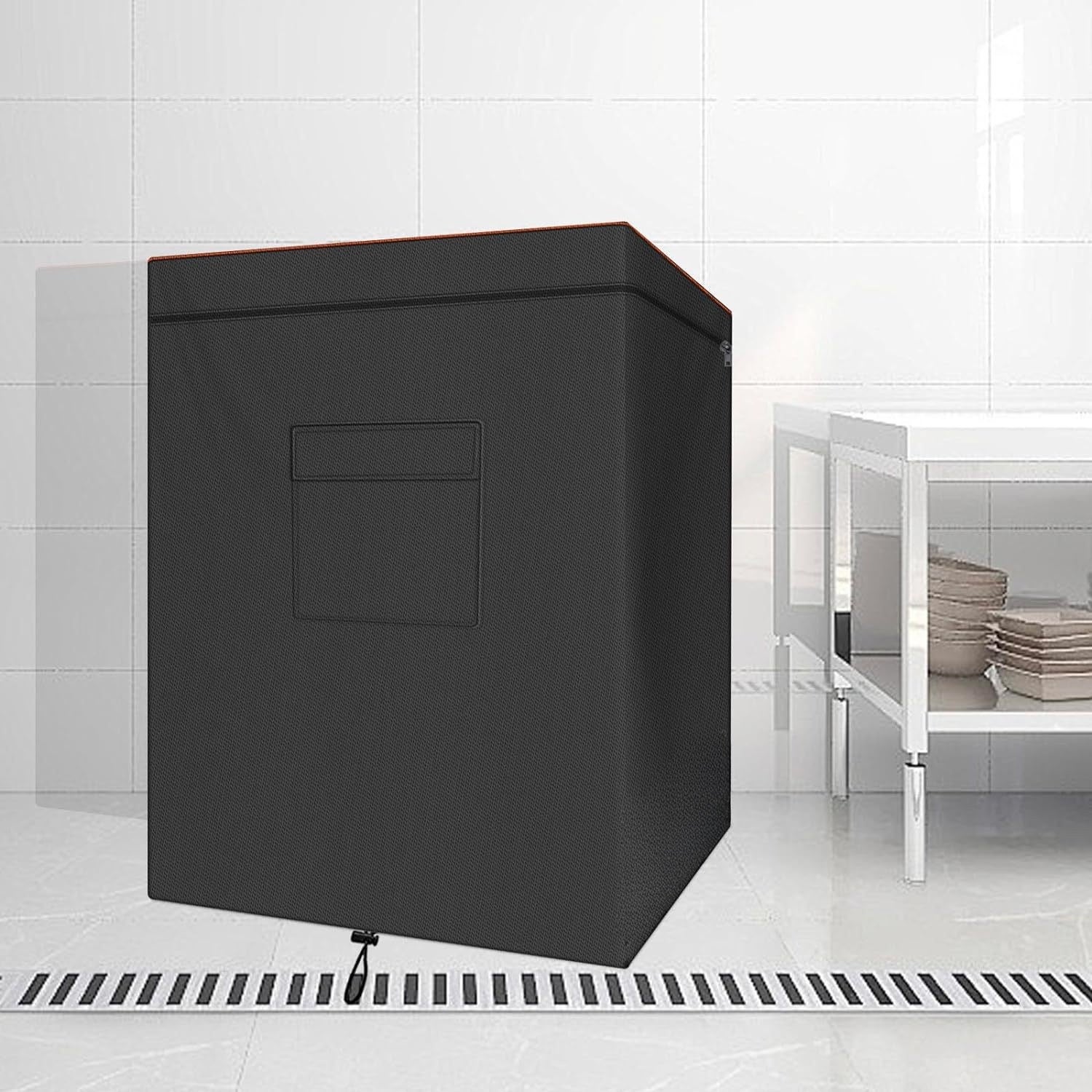 Housse de protection imperméable et anti-poussière pour réfrigérateur extérieur et intérieur - 3