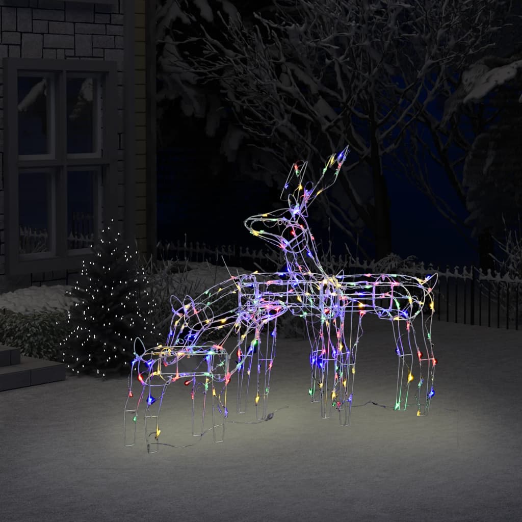 Luzes de renas de Natal 229 LEDs 3 peças - COMFORTXL - 2