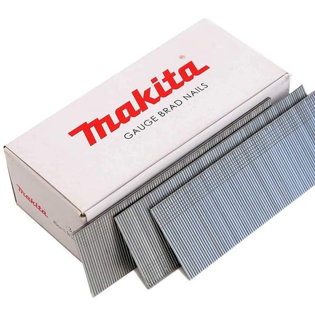 Clous tête homme mini brads 18 Ga galvanisés 50 mm pour cloueur (5000 pcs) - MAKITA F-31957