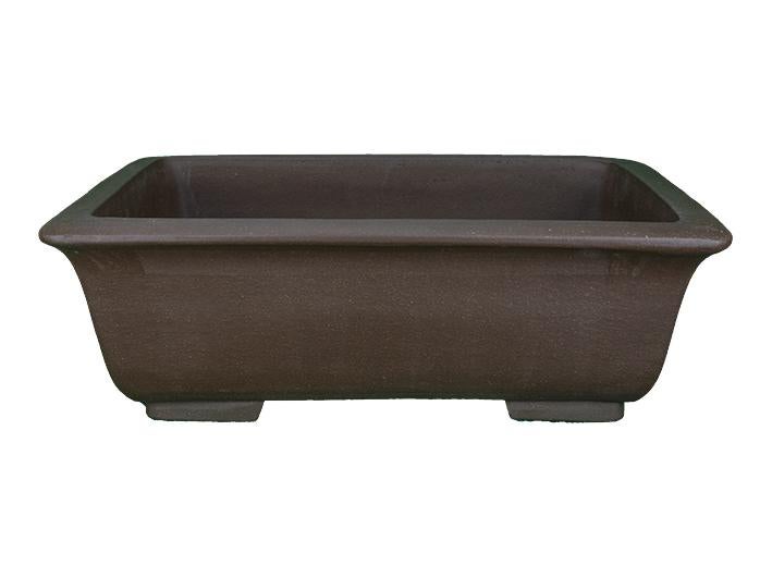 Sottovaso Rettangolare Per Bonsai CERTRE – Gres Smaltato Blu Elettrico – Made In Italy – 18x14x2 Cm