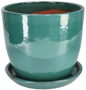 Prosperplast Pot De Fleurs Classique 36L, Anthracite 450x450x390