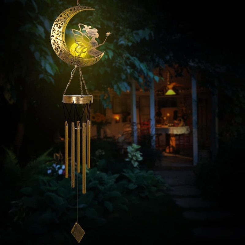 Lampa wisząca LED Solar z ciepłym białym światłem do ogrodu, na imprezę, do ogrodu, na ścieżkę, na księżyc