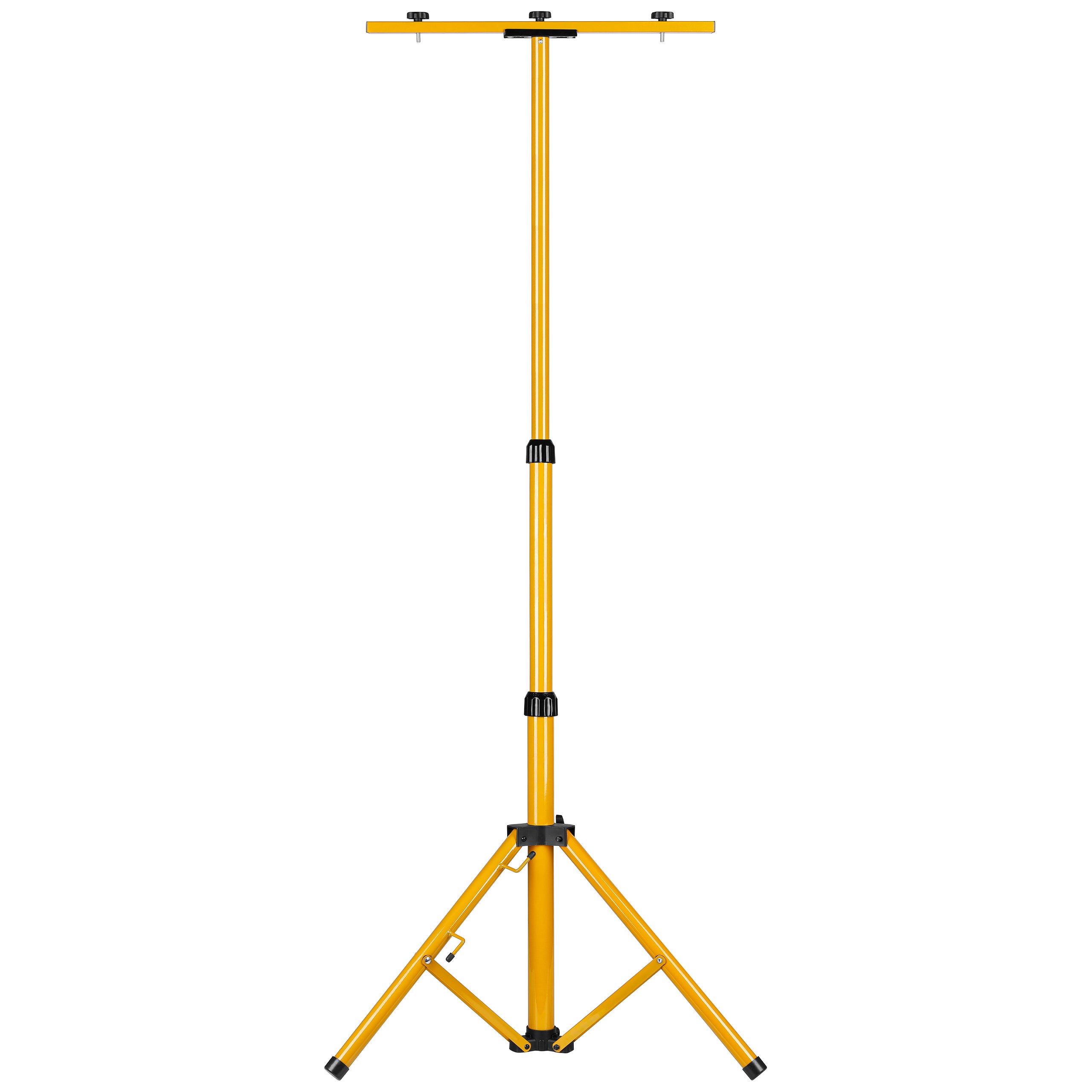 Statyw do naświetlacza LED Classic 160cm podwójny halogenowy metalowy żółty MasterLED