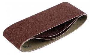 Bandes Abrasives Silverline 75x457mm - Lot De 5, Grain 40, Pour Ponceuse à Bande