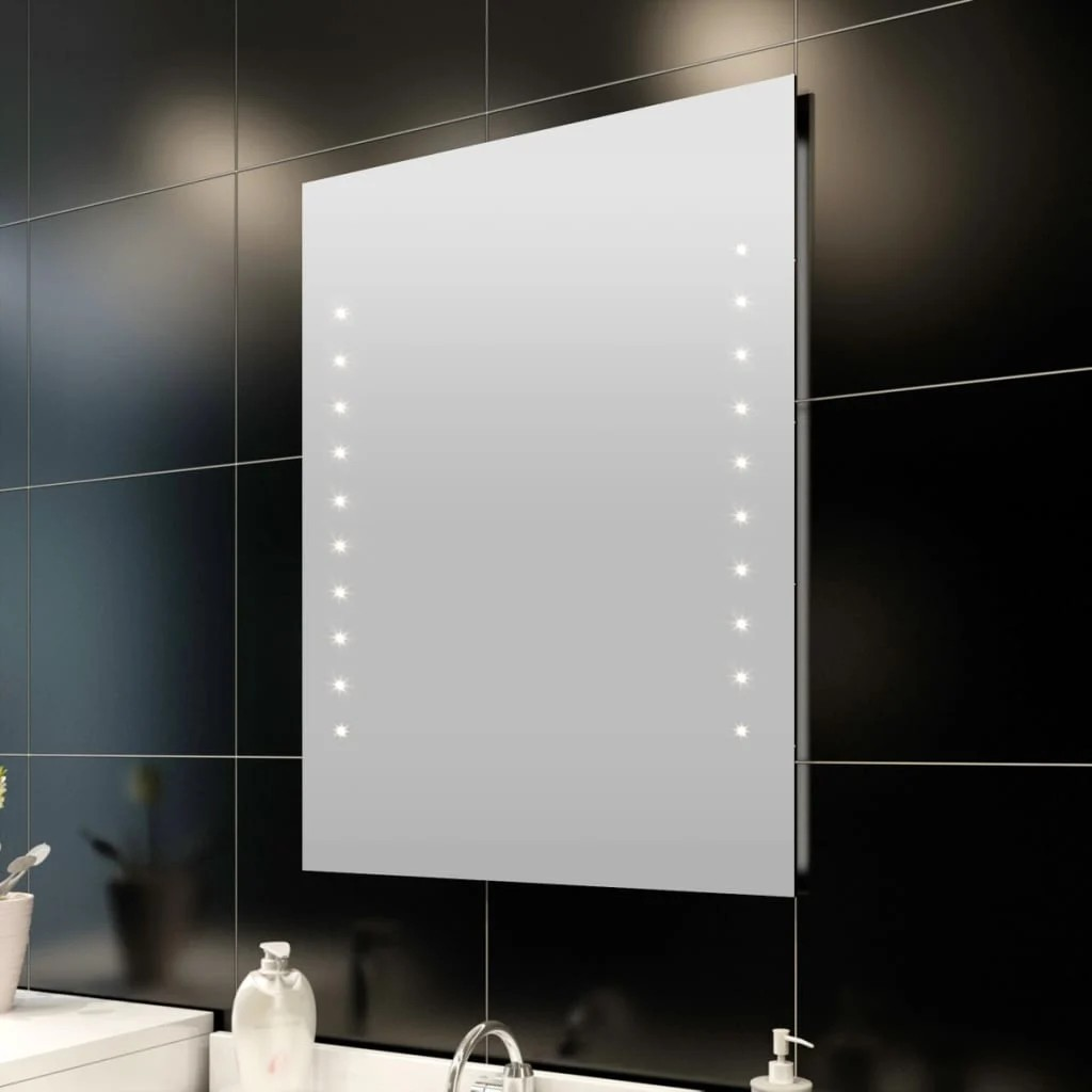 Specchio Trucco Con Luci Grande 80x60