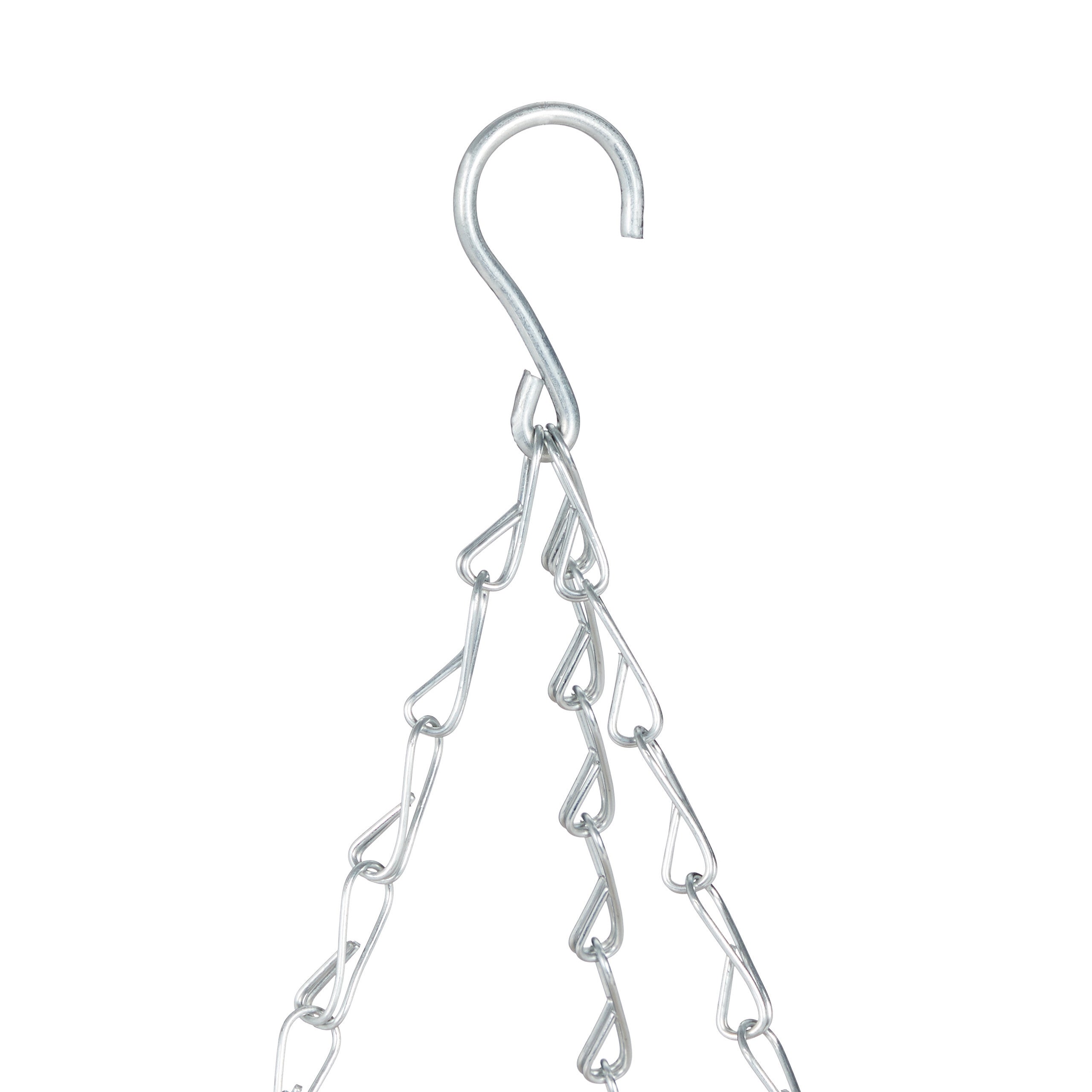 Relaxdays Vasi Sospesi per Piante, Set da 3, Diametro 30 cm, Portavasi con Rivestimento, Fioriere Pensili, Marrone - 6