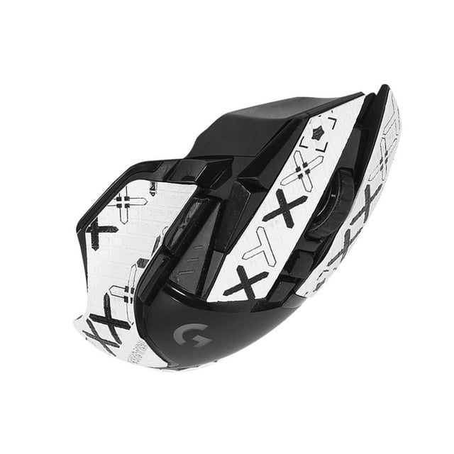 Adesivo per mouse per Logitech G502 (metà copertura) White