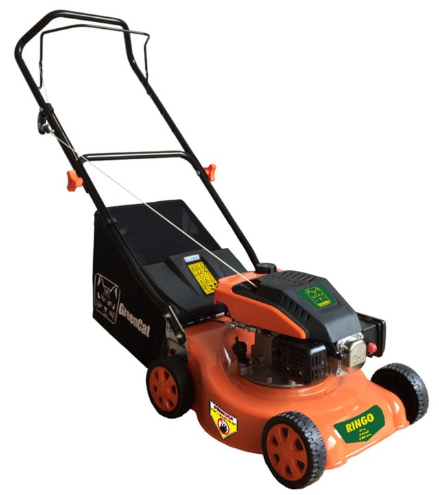 Cortacésped de gasolina 99cc corte 40 cm altura regulable Green Cat Ringo
