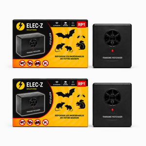 Répulsif à Ultrasons Portable – 7 Fréquences 13-95 KHz – Anti-moustiques, Araignées, Rongeurs – Rechargeable USB, Mousqueton – Pour Maison, Chambre