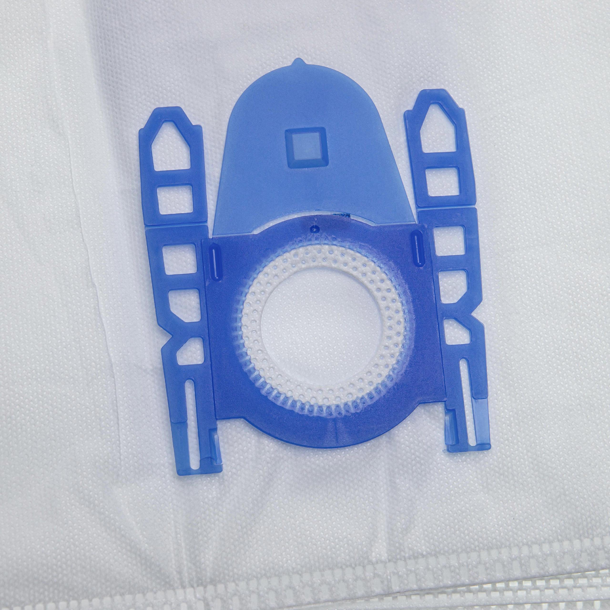 vhbw 10x sacs remplacement pour Kärcher 6.904-329.0, 69043290 pour aspirateur - microfibres non tissées, 29,8cm x 30cm, blanc - 2