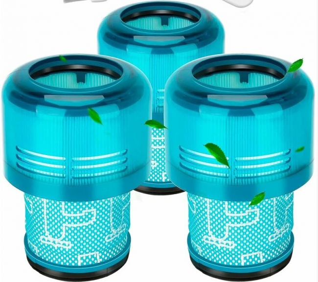 Filtr Dyson V15, zestaw 3 filtrów zamiennych do odkurzacza Dyson V15, filtr do odkurzacza