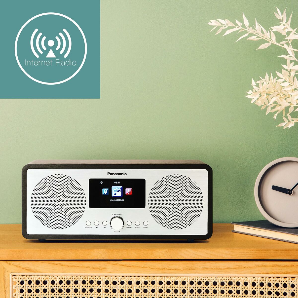 Radio Panasonic RFD40EGK 6W Nero FM Retrò - 5