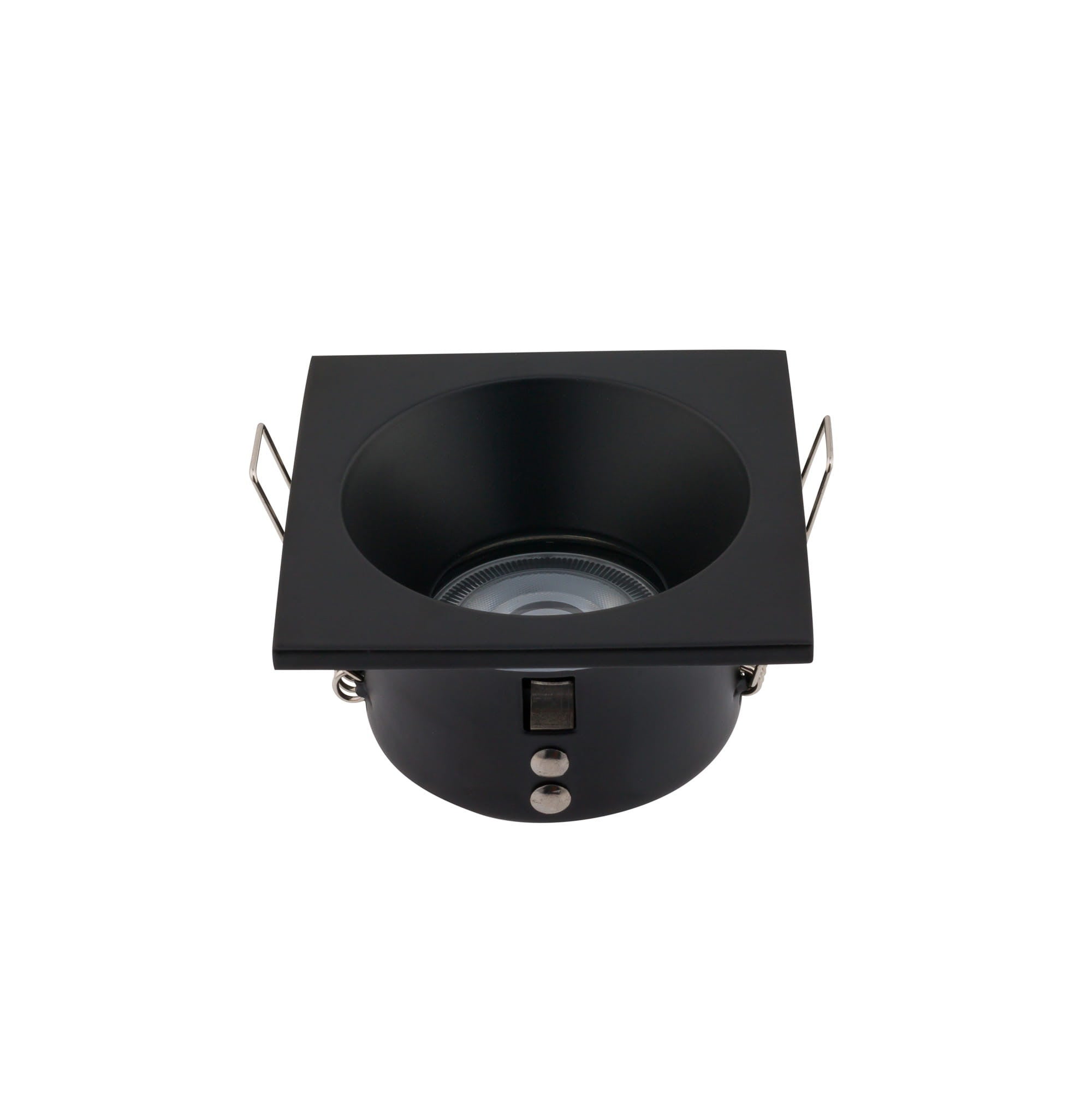 Oprawa sufitowa wpuszczana podtynkowa Delta czarna 1xGU10x15W kwadratowa IP54 wym: 8,5 x 8,5 cm aluminium Nowodvorski Lighting