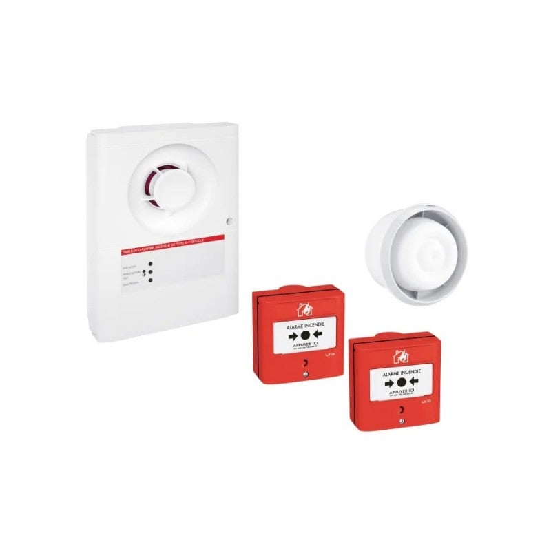 Kit alarme incendie - Type 4 - sur Secteur - 3